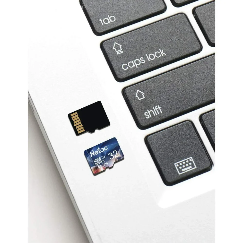 Netac 32GB Micro SD Card, microSDHC UHS-I Memory Card - 90MB/s
